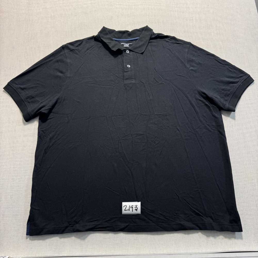 Amazon Essentials Polo Shirt Mens 2XL Black New Without Tags‎